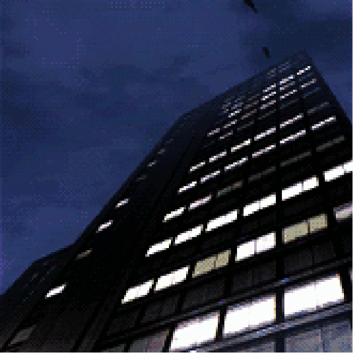 高楼 俯冲 怪兽 爆炸