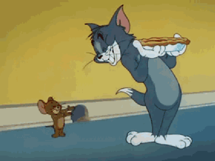 童年 猫和老鼠 披萨 战斗