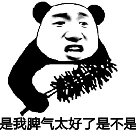 脾气 熊猫人