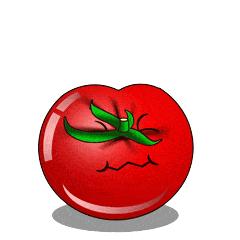 西红柿 坏笑 呲牙 眼神