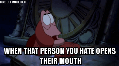 迪士尼 卡通 反应 当你讨厌的那个人打开他们的嘴