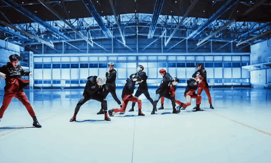 EXO MV monster 体育馆 动作 跳舞
