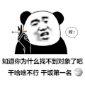 暴漫 熊猫头 知道你为什么找不到对象了吧 干啥啥不行 搞怪 逗