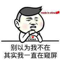 别以为我不在  其实我一起在窥屏 金馆长 思考