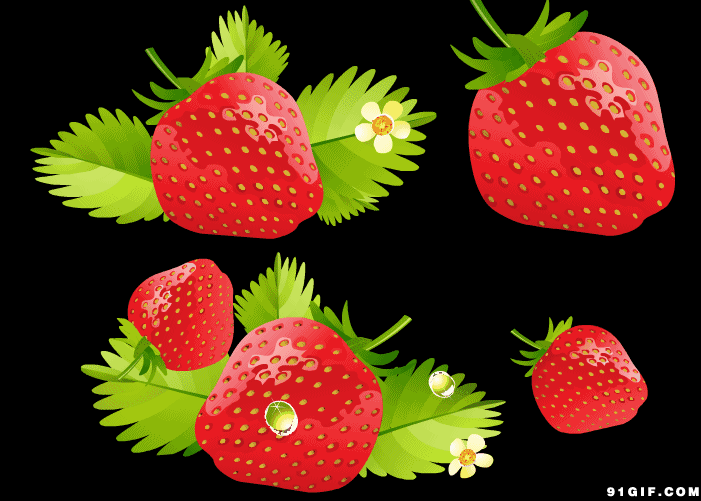 草莓 花瓣 酸甜 美味