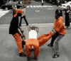 跳绳 人体绳 搞笑 辛苦