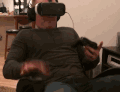 欧美 惊吓 男性 捂嘴 摔着 VR