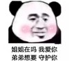 文字表情包 暴漫 姐姐在吗我爱你弟弟想要守护你 搞怪 逗趣 沙雕