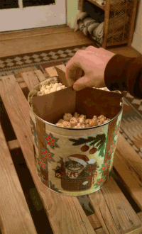 美食  桶装  爆米花  抽纸
