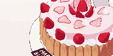 草莓 蛋糕 切开 甜点
