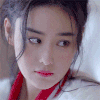 美女 可爱 晃动 眼神