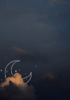 月亮 弯弯 夜晚 安静