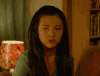 楚楚可怜的美女 生气 委屈