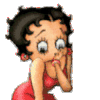 贴纸 美女 眨眼 飞吻 撩