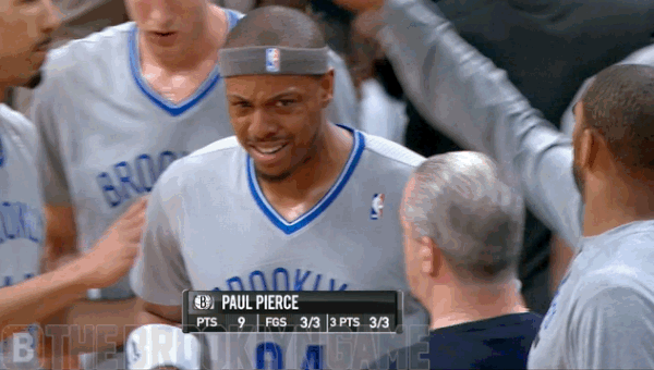 皮尔斯 Paul Pierce 看我的 你们个小样 嚣张