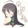 少女 吃货 可爱 萌萌哒