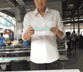 男子 用餐 搞笑 雷人