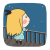 女孩 流星 夜空 期待