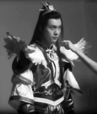 陈伟霆 假发 手指 黑白