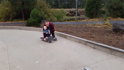 滑板 skateboarding 亲子 父爱 早教 有爱