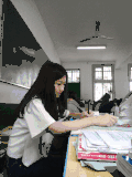 美女 学生 微笑