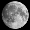 月球 黑白 行星 大