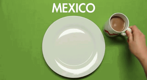 早餐 墨西哥 脆饼 豆子 沙拉酱