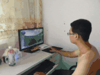 男人 游戏 电脑 激动
