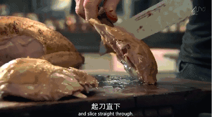 鸡腿 刀具 鸡肉 美味