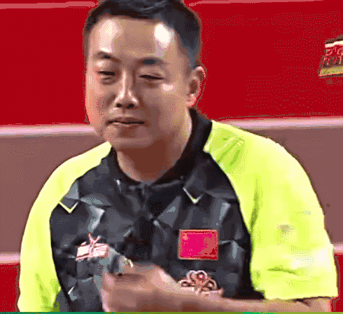 乒乓球教练 刘国梁 来吧冠军 综艺 表情包 抠下巴