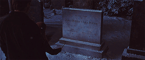 哈利波特 Harry Potter 墓地 墓碑 祭奠 魔法