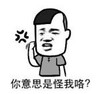 暴漫 文字表情包 你意思是怪我咯 搞笑 逗 沙雕
