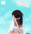 转头 可爱 点头 少女