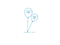 创意 气球 简单 线条 设计