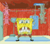 海绵宝宝 SpongeBob 健身 锻炼 哑铃 玩偶 弱鸡 脱力