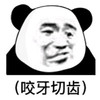 斗图 熊猫头 咬牙切齿 生气 难受