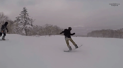 冷冬 滑雪 运动 翻滚
