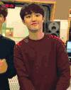exo D.O. 惊吓 惊讶 绿色