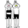 暴漫 兔子 搞笑 可爱 斗图 thank you