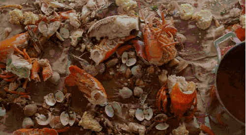 一片狼藉 烹饪 美食系列短片 龙虾海鲜烩篇 壳