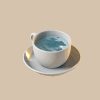 c4d 液体 茶杯 水