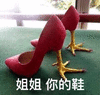 鸡笼 鸡笼警告 姐姐你的鞋 鸡脚鞋 鸡爪鞋