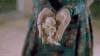 美女 花朵 飞走