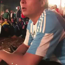 世界杯 阿根廷 精彩gif 球迷