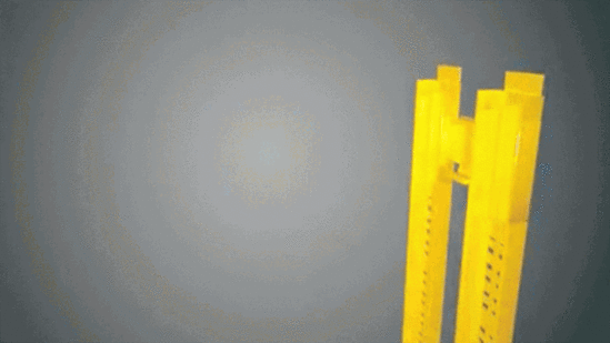 黄色 变换 电梯 下降