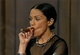 麦当娜 吸烟 性感 雪茄