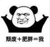 暴漫 文字表情包 颓废+肥胖=我 搞笑 逗 沙雕