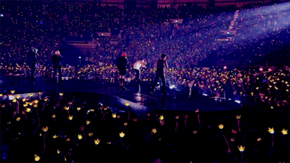 BIGBANG 演唱会 观众 灯光