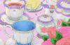 美食 杯子 唯美 二次元