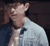 帅哥 黑夜 灯光 思考
